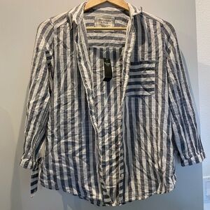 Abercrombie & Fitch Striped Button Down